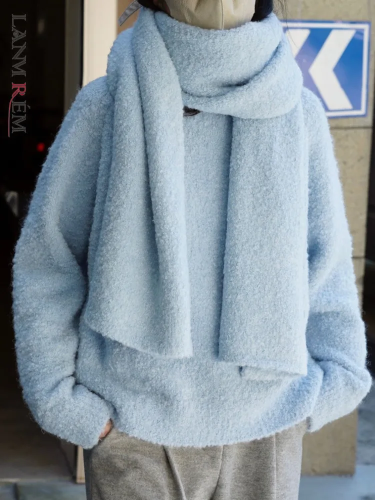 LANMREM Pullover Wool Sweater Round Neck Long Sleeve Thicken Warm Knitting Tops Spring Winter 2023 Fashion Clothing 2L2011
LANMREM Pullover Wool Sweater Round Neck Long Sleeve Thicken Warm Knitting Tops Spring Winter 2023 Fashion Clothing 2L2011