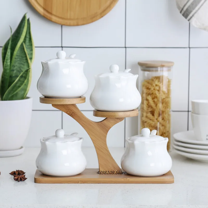 Ceramic Seasoning Tank Oil Bottle Household Sealed Storage Tank Salt Pepper Bottle Kitchen Supplies Natural Bamboo Wood Cruet
Ceramic Seasoning Tank Oil Bottle Household Sealed Storage Tank Salt Pepper Bottle Kitchen Supplies Natural Bamboo Wood Cruet