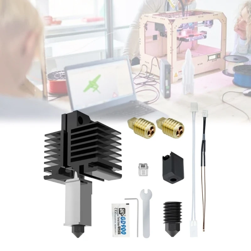 500℃ Upgraded 3D Printer Hotend Kit Ceramic- Heater Brass Nozzle 0.4/0.6 For Bambu Lab X1 P1P Plated Copper Heater Block
500℃ Upgraded 3D Printer Hotend Kit Ceramic- Heater Brass Nozzle 0.4/0.6 For Bambu Lab X1 P1P Plated Copper Heater Block