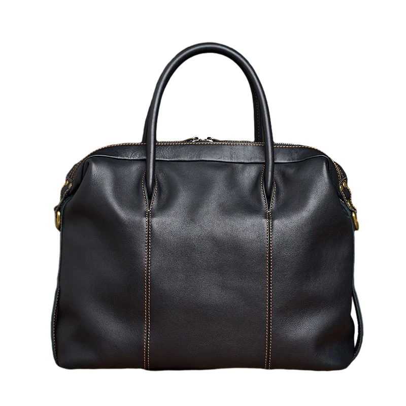Genuine Leather Black Men Handbag Man Briefcase Brown Business Shoulder Crossbody Bag Cowhide Office 17 Inch Laptop Bag
Genuine Leather Black Men Handbag Man Briefcase Brown Business Shoulder Crossbody Bag Cowhide Office 17 Inch Laptop Bag
