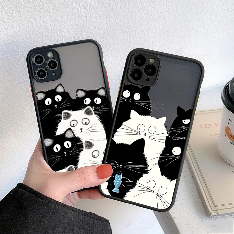 Cute Black Cat Phone Cases for iphone 13 12 11 14 Pro MAX 14 Plus 8 7 Plus SE 2020 XR X XS Cartoon Hard Shockproof Covers Fundas
Cute Black Cat Phone Cases for iphone 13 12 11 14 Pro MAX 14 Plus 8 7 Plus SE 2020 XR X XS Cartoon Hard Shockproof Covers Fundas