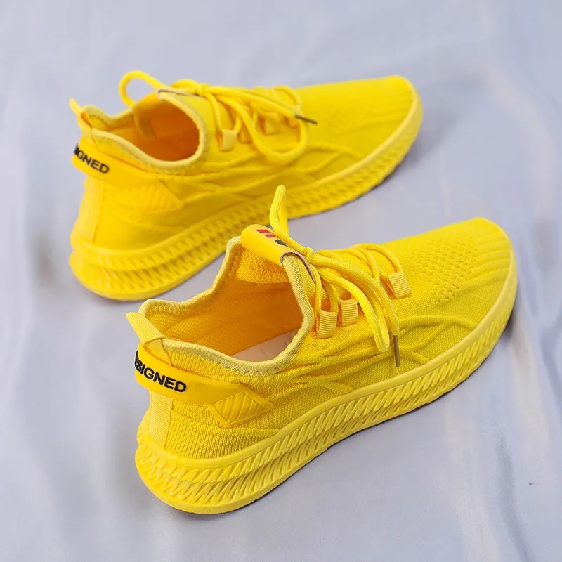 Fashion 2022Spring Female Sneakers Women Shoes Korean Mesh Yellow Ladies Shoes Woman Lace Up Red Black Casual Shoes Breathable 
Fashion 2022Spring Female Sneakers Women Shoes Korean Mesh Yellow Ladies Shoes Woman Lace Up Red Black Casual Shoes Breathable