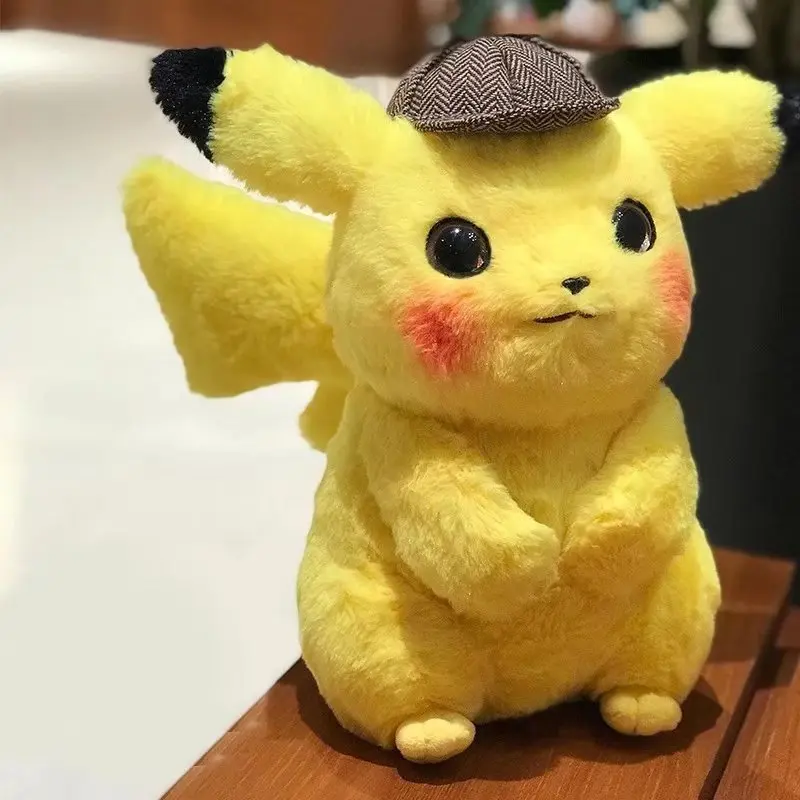 TAKARA TOMY Anime Pokemon Detective Pikachu Plush Stuffed Toys Pokmon Pikachu Dolls Birthday Christmas Gifts Children Toys
TAKARA TOMY Anime Pokemon Detective Pikachu Plush Stuffed Toys Pokmon Pikachu Dolls Birthday Christmas Gifts Children Toys