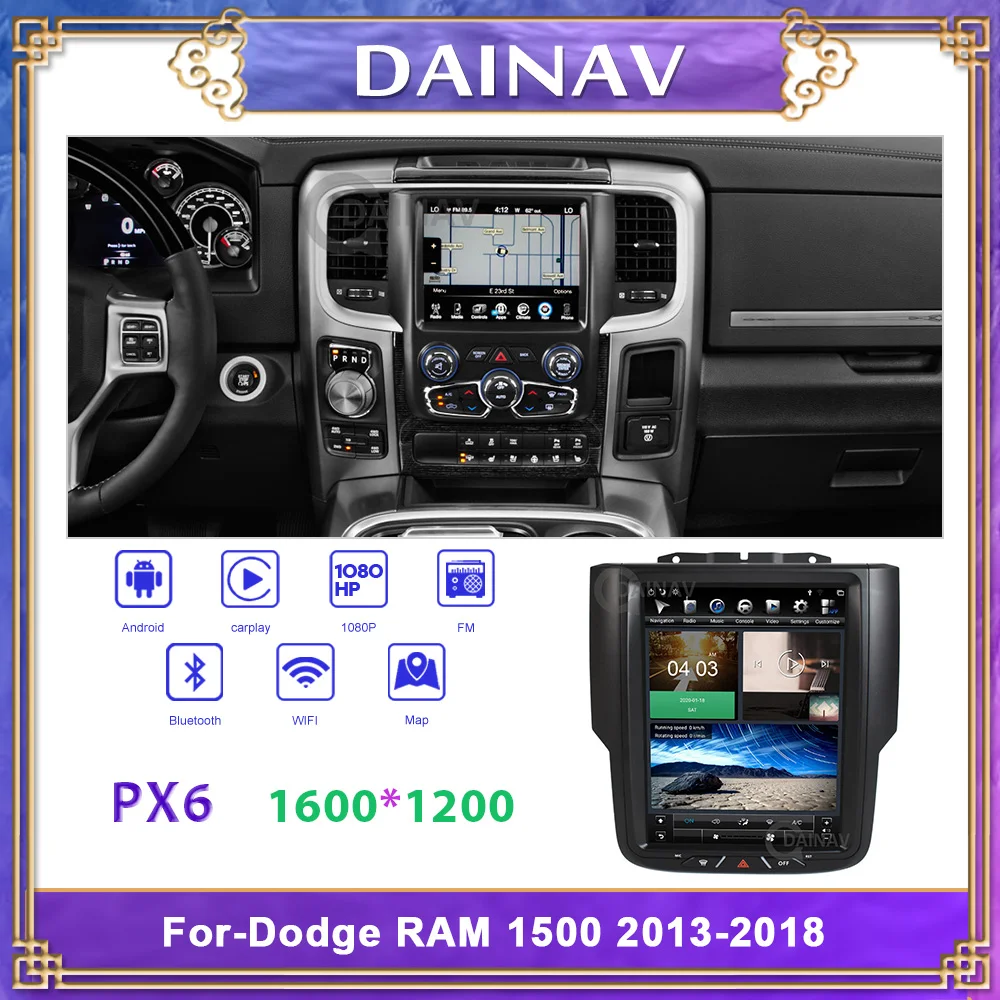 Car Radio Android 2 Din Tesla Vertical Screen GPS Navigation For Dodge RAM 1500 2013-2018 Car Stereo Receiver Multimedia Player
Car Radio Android 2 Din Tesla Vertical Screen GPS Navigation For Dodge RAM 1500 2013-2018 Car Stereo Receiver Multimedia Player
