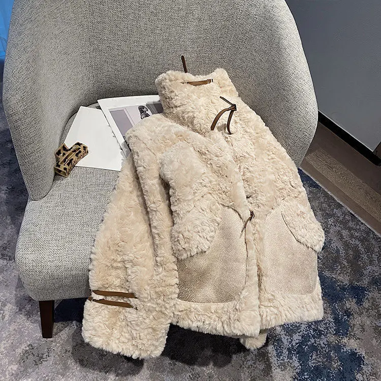 Женское шерстяное пальто с карманами, Повседневная Свободная однотонная теплая куртка с длинным рукавом, уличная одежда, зима 2022
Женское шерстяное пальто с карманами, Повседневная Свободная однотонная теплая куртка с длинным рукавом, уличная одежда, зима 2022