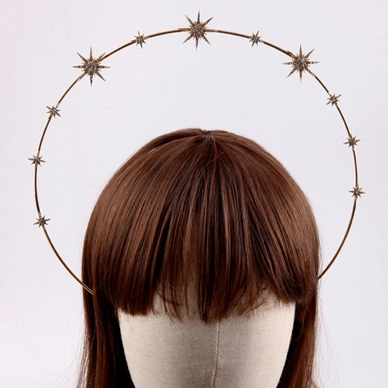 Shinning Headband for Women Double Layer Thin Hair Hoops with Leaf Hexagram Hairband Wedding Accessories
Shinning Headband for Women Double Layer Thin Hair Hoops with Leaf Hexagram Hairband Wedding Accessories