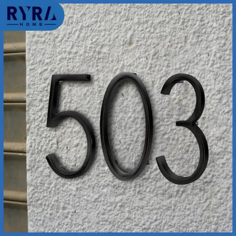 125mm Numeral Door Plaque Address Door Label For Outdoor Mailbox Apartment Hotel Room House Number Sticker Door Plate Sign Black 
125mm Numeral Door Plaque Address Door Label For Outdoor Mailbox Apartment Hotel Room House Number Sticker Door Plate Sign Black
