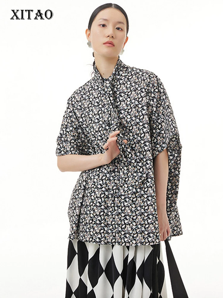 XITAO Single Breasted Shirt Women Korea 2022 Summer New Arrival Personality Fashion Loose O-neck Short Sleeve Shirt WMD6205
XITAO Single Breasted Shirt Women Korea 2022 Summer New Arrival Personality Fashion Loose O-neck Short Sleeve Shirt WMD6205