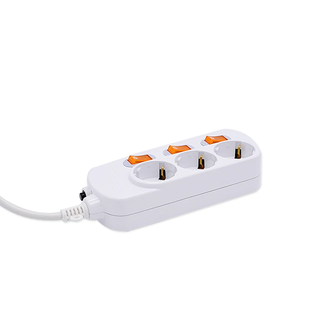 Power Strip Surge Protection 3 Outlets EU Socket Plug Electrical Extension Sockets Independent Switches 1.5/2.5m Cord
Power Strip Surge Protection 3 Outlets EU Socket Plug Electrical Extension Sockets Independent Switches 1.5/2.5m Cord