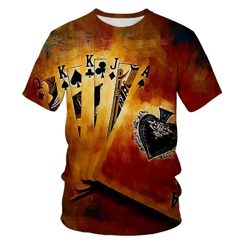 Poker T shirt Playing Cards Clothes Gambling Shirts Las Vegas Tshirt Clothing Tops Men Funny 3d t-shirt
Poker T shirt Playing Cards Clothes Gambling Shirts Las Vegas Tshirt Clothing Tops Men Funny 3d t-shirt