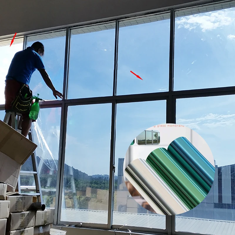 One Way Mirror Window Film Privacy UV Reflective Saving Window Tint Thermal Control Self Adhesive Glass Film For Home Office
One Way Mirror Window Film Privacy UV Reflective Saving Window Tint Thermal Control Self Adhesive Glass Film For Home Office