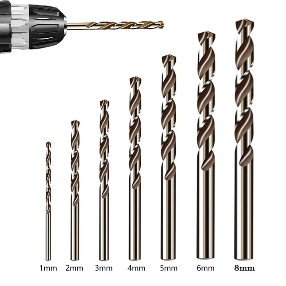 Pcs/set 1.0-8mm Cobalt Coated Twists Drill Bit Set HSS M35 Gun Drill Bit For Wood/Metal Hole Cutter Power Tools Drilling A50
Pcs/set 1.0-8mm Cobalt Coated Twists Drill Bit Set HSS M35 Gun Drill Bit For Wood/Metal Hole Cutter Power Tools Drilling A50