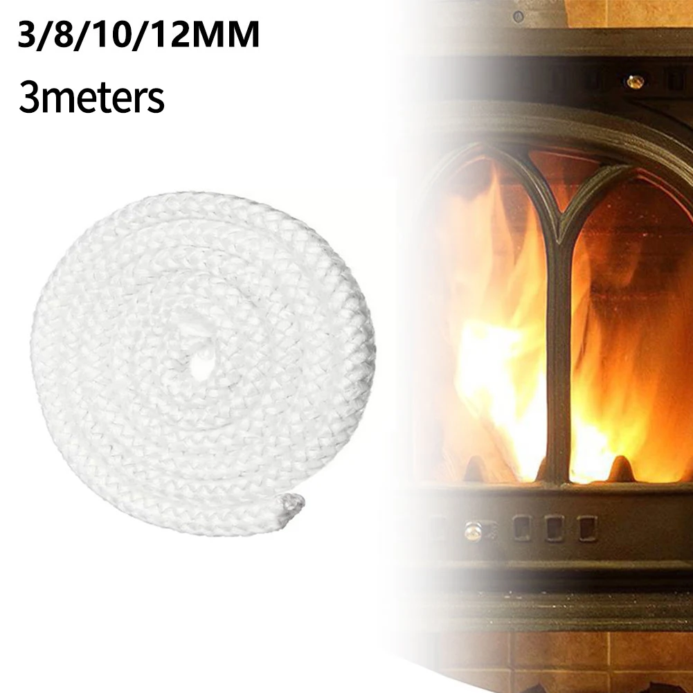 6/8/10/12mm White Gasket Cord Stove Door Fireplace Cord 2m Fiberglass High Temperature Woodburner Sealing Rope Replacement
6/8/10/12mm White Gasket Cord Stove Door Fireplace Cord 2m Fiberglass High Temperature Woodburner Sealing Rope Replacement