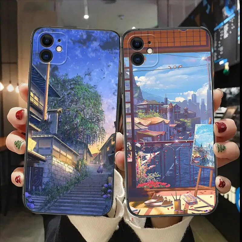Japanese Anime House Scenery Game Anime Phone Case for IPhone 13 12 11 14 Pro Max SE XR X XS Max 8Plus 7plus Black Phone Cover
Japanese Anime House Scenery Game Anime Phone Case for IPhone 13 12 11 14 Pro Max SE XR X XS Max 8Plus 7plus Black Phone Cover