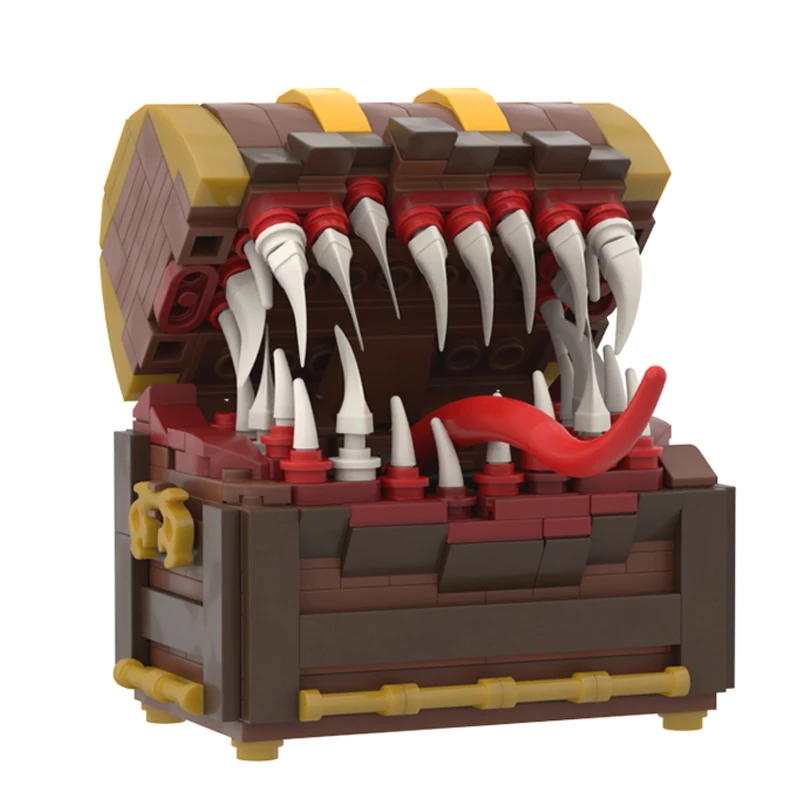 MOC имитирующая нагрудная коробка, финальная игра, сокровище, грудь, монстр, дракон, модельные строительные блоки, идеи, кирпичи, игрушки для д...
MOC имитирующая нагрудная коробка, финальная игра, сокровище, грудь, монстр, дракон, модельные строительные блоки, идеи, кирпичи, игрушки для д...