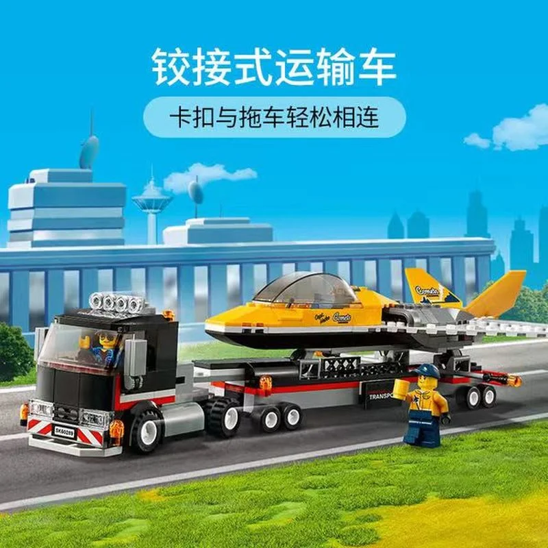 293pcs Jet Transporter Building Blocks Bricks Compatible Lepining 60289 with City Toys for Children Christmas Gifts
293pcs Jet Transporter Building Blocks Bricks Compatible Lepining 60289 with City Toys for Children Christmas Gifts