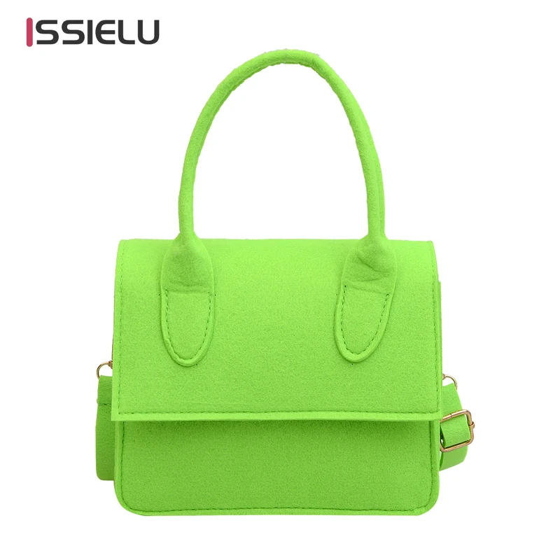 New Women Crossbody Bags Trend Top-handle Handbags Casual Girls Messenger Bag Designer Felt Shoulder Bags Simple Flap Handbag 
New Women Crossbody Bags Trend Top-handle Handbags Casual Girls Messenger Bag Designer Felt Shoulder Bags Simple Flap Handbag