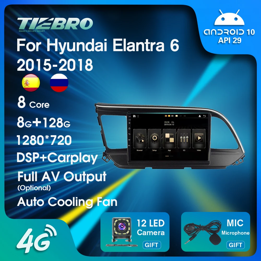 2 Din Android10.0 Car Radio For Hyundai Elantra 6 2015-2018 Touch Screen Carplay Stereo Receiver Android Audio For Cars 8Core
2 Din Android10.0 Car Radio For Hyundai Elantra 6 2015-2018 Touch Screen Carplay Stereo Receiver Android Audio For Cars 8Core