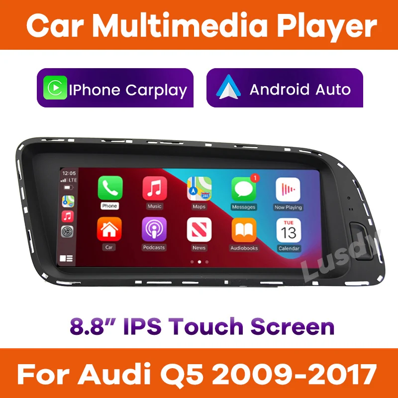 8.8" Wireless Apple CarPlay Android Auto Car Multimedia for Audi Q5 2009-2017 Video Camera Stereo Touch Screen Head Unit
8.8" Wireless Apple CarPlay Android Auto Car Multimedia for Audi Q5 2009-2017 Video Camera Stereo Touch Screen Head Unit