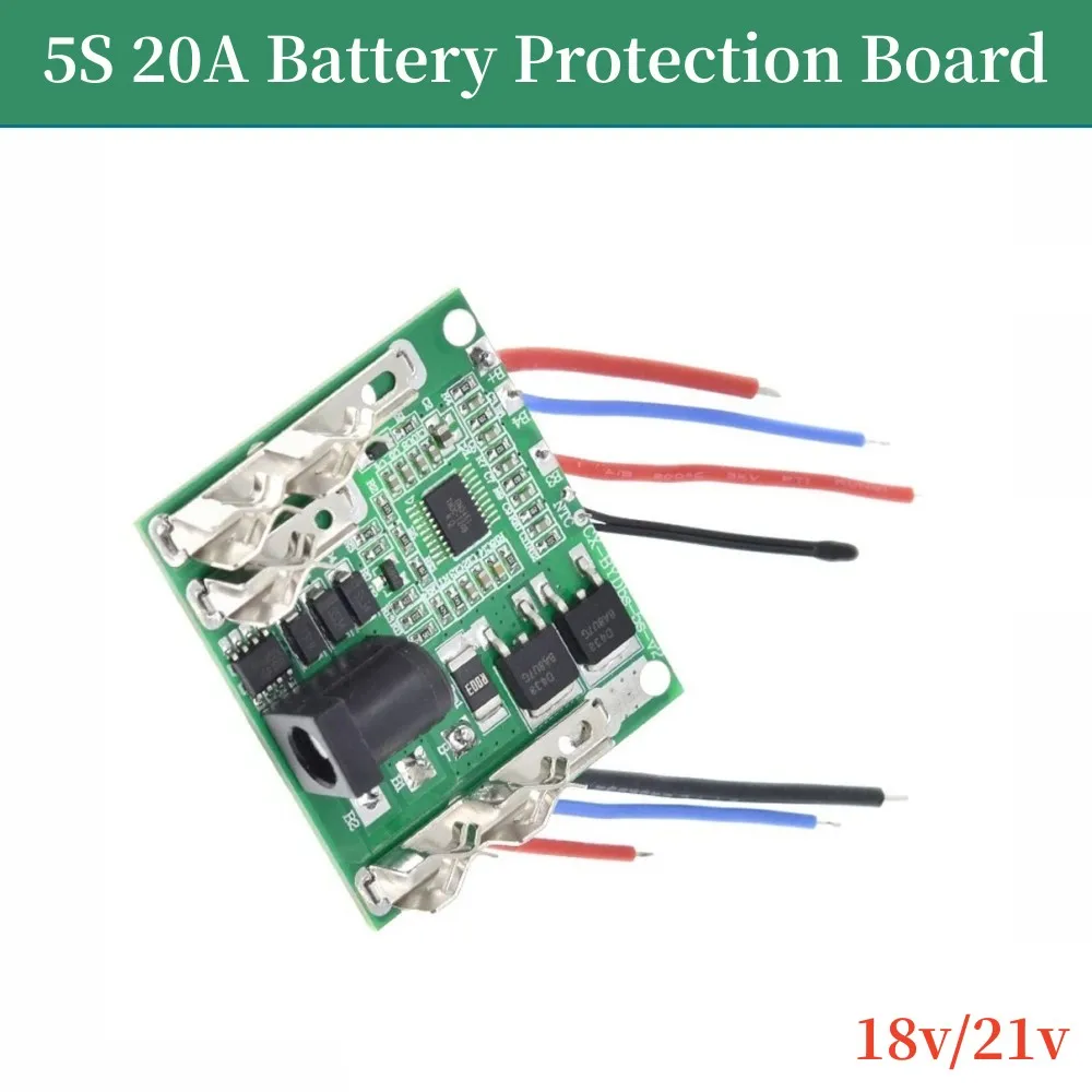 5S 18V 21V 20A Battery Charging Protection Board Li-Ion Battery Circuit Board Charger Module Charging Board For Power Tools
5S 18V 21V 20A Battery Charging Protection Board Li-Ion Battery Circuit Board Charger Module Charging Board For Power Tools