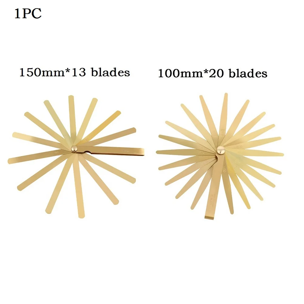 1 Set High Precision Metric Feeler Gauge 0.05-1m 13/20 Blade Brass Measure Tools Hand Testing Measuring Supplies
1 Set High Precision Metric Feeler Gauge 0.05-1m 13/20 Blade Brass Measure Tools Hand Testing Measuring Supplies