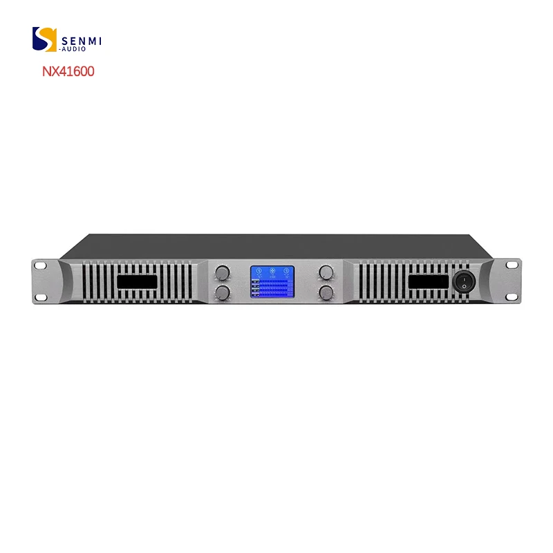 NX41600 Hot Selling 4*1600W Class D Digital Power Amplifier 4 Channel Audio Power Amplifier For KTV/Stage
NX41600 Hot Selling 4*1600W Class D Digital Power Amplifier 4 Channel Audio Power Amplifier For KTV/Stage