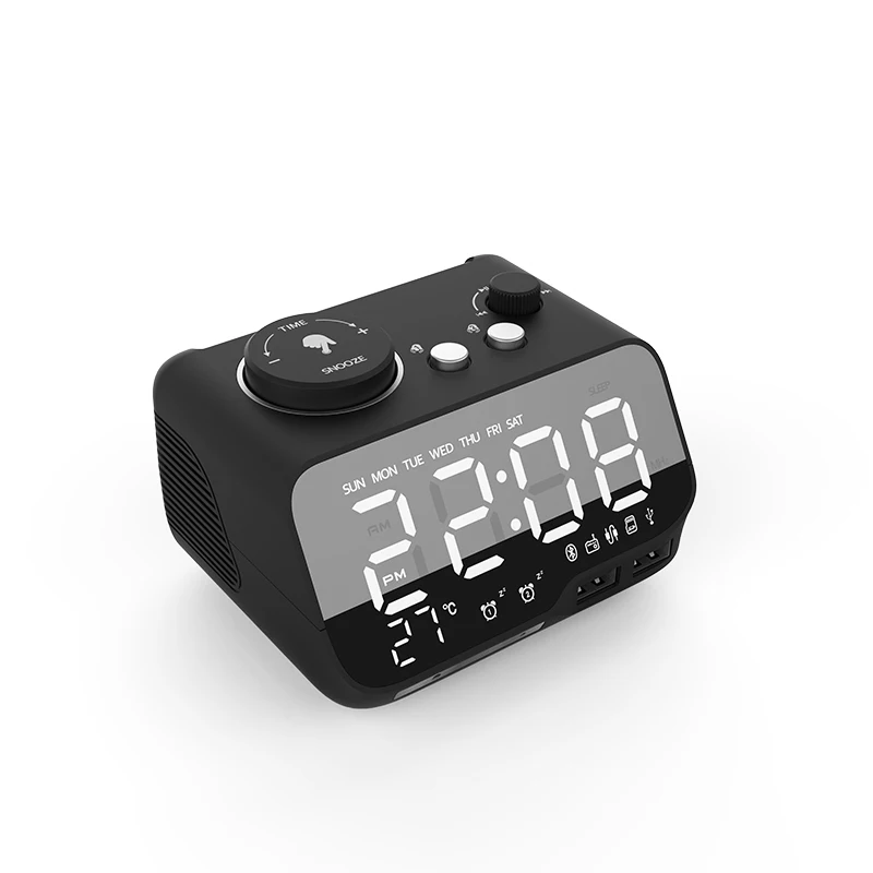 digital alarm clock temperature Blue tooth music player LED smart alarm clock
digital alarm clock temperature Blue tooth music player LED smart alarm clock