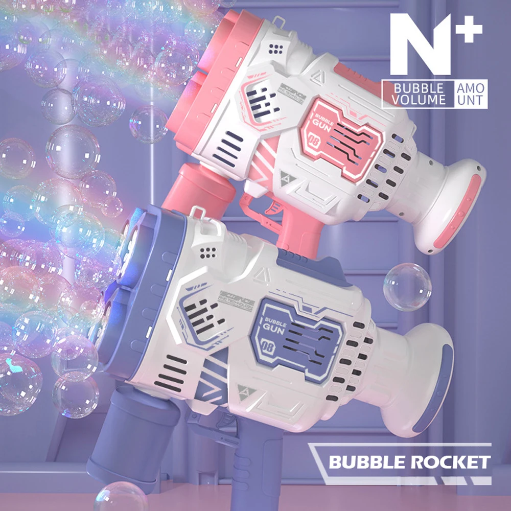 40 Holes Automatic Rocket Bubble Gun Soap Bubble Maker Blower Sky Star Colorful Light Bubble Machine Outdoor Games Kids Wedding 
40 Holes Automatic Rocket Bubble Gun Soap Bubble Maker Blower Sky Star Colorful Light Bubble Machine Outdoor Games Kids Wedding