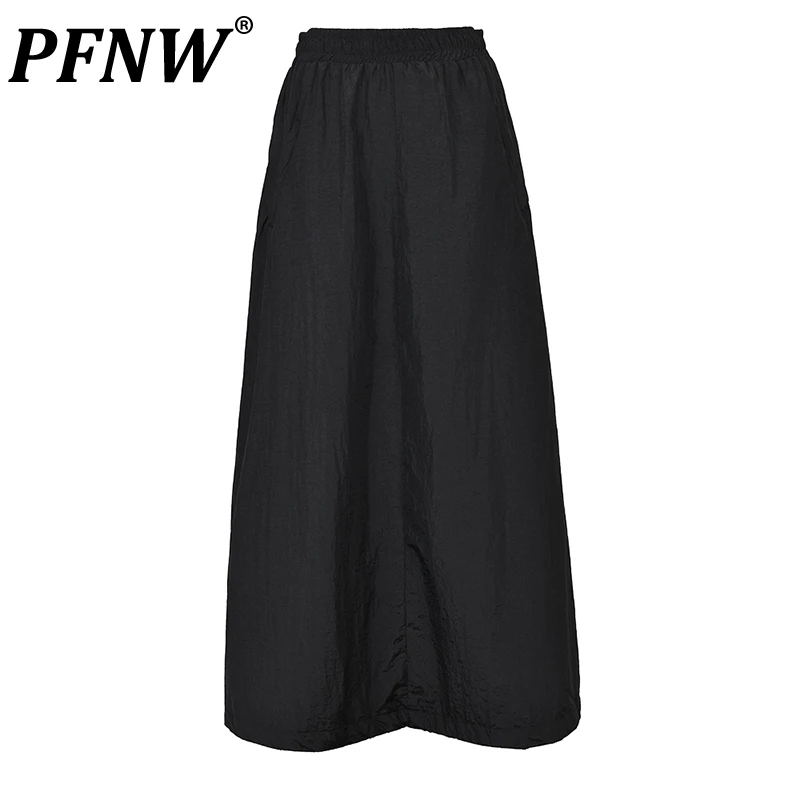 PFNW Summer Men's Drawcord Adjustable Skirt Fashion Double-layer Pants Baggy Personality Simple Elastic Waist Trousers 12A9188
PFNW Summer Men's Drawcord Adjustable Skirt Fashion Double-layer Pants Baggy Personality Simple Elastic Waist Trousers 12A9188