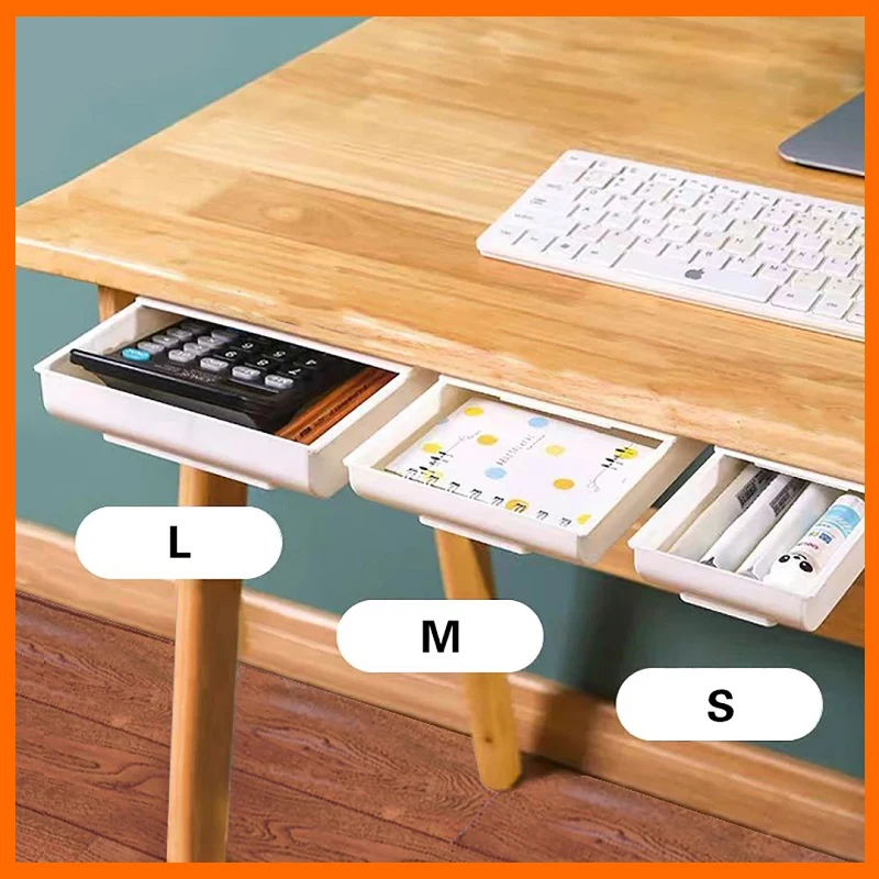 Under Desk Drawer Storage Box Office Self Stick Pencil Tray Hidden Stationery Organizer Stand For Pens Home Storage Organizer
Under Desk Drawer Storage Box Office Self Stick Pencil Tray Hidden Stationery Organizer Stand For Pens Home Storage Organizer