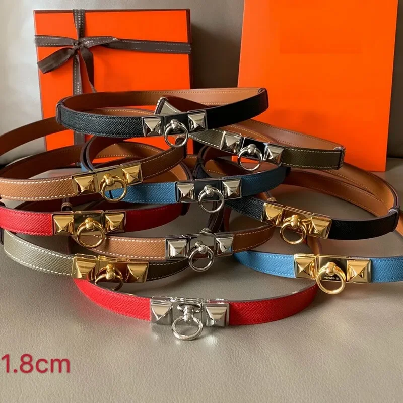 Matching waist dress belt cowhide palm print 1.8cm extendable belt cowhide stainless steel buckle women's belt
Matching waist dress belt cowhide palm print 1.8cm extendable belt cowhide stainless steel buckle women's belt