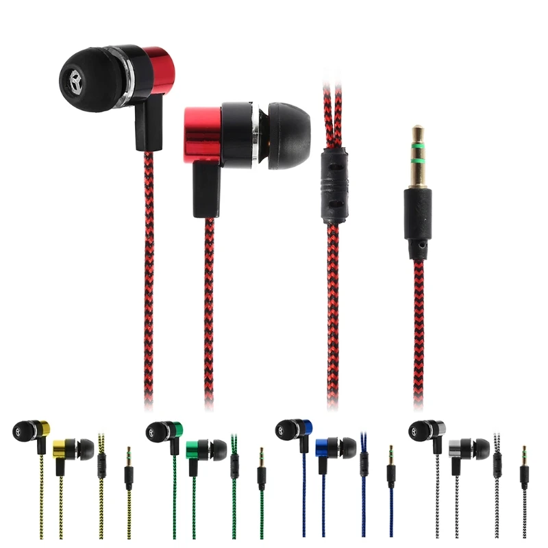for Phone Noise Isolating In-Ear Stereo Headset Fabric Fiber Line Earphones 1.1m Wired Length Headsets Replacement Drop Shipping
for Phone Noise Isolating In-Ear Stereo Headset Fabric Fiber Line Earphones 1.1m Wired Length Headsets Replacement Drop Shipping