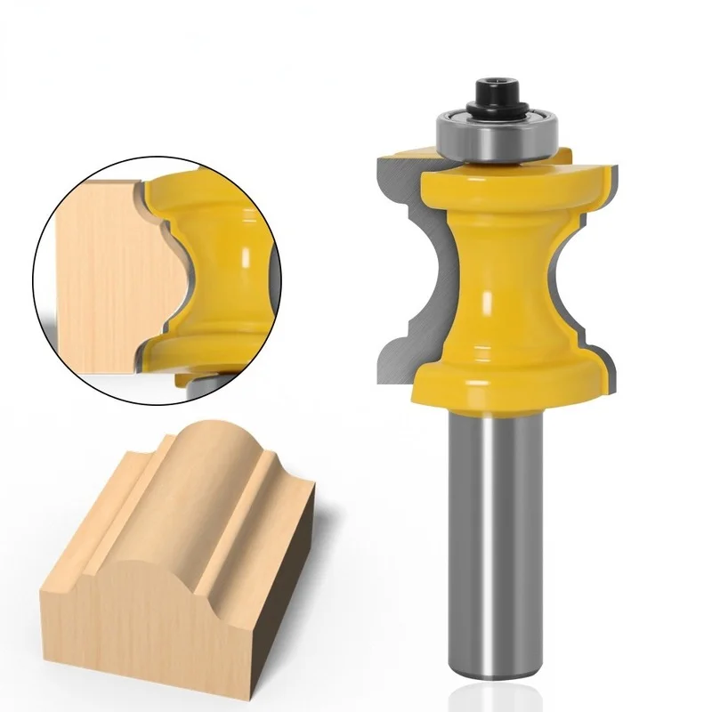 1/2" 6/8/12mm Round Shank Bullnose with Bead Column Router Bit Line Knife Woodworking Cutter Tenon Cutter for Woodworking Tools
1/2" 6/8/12mm Round Shank Bullnose with Bead Column Router Bit Line Knife Woodworking Cutter Tenon Cutter for Woodworking Tools