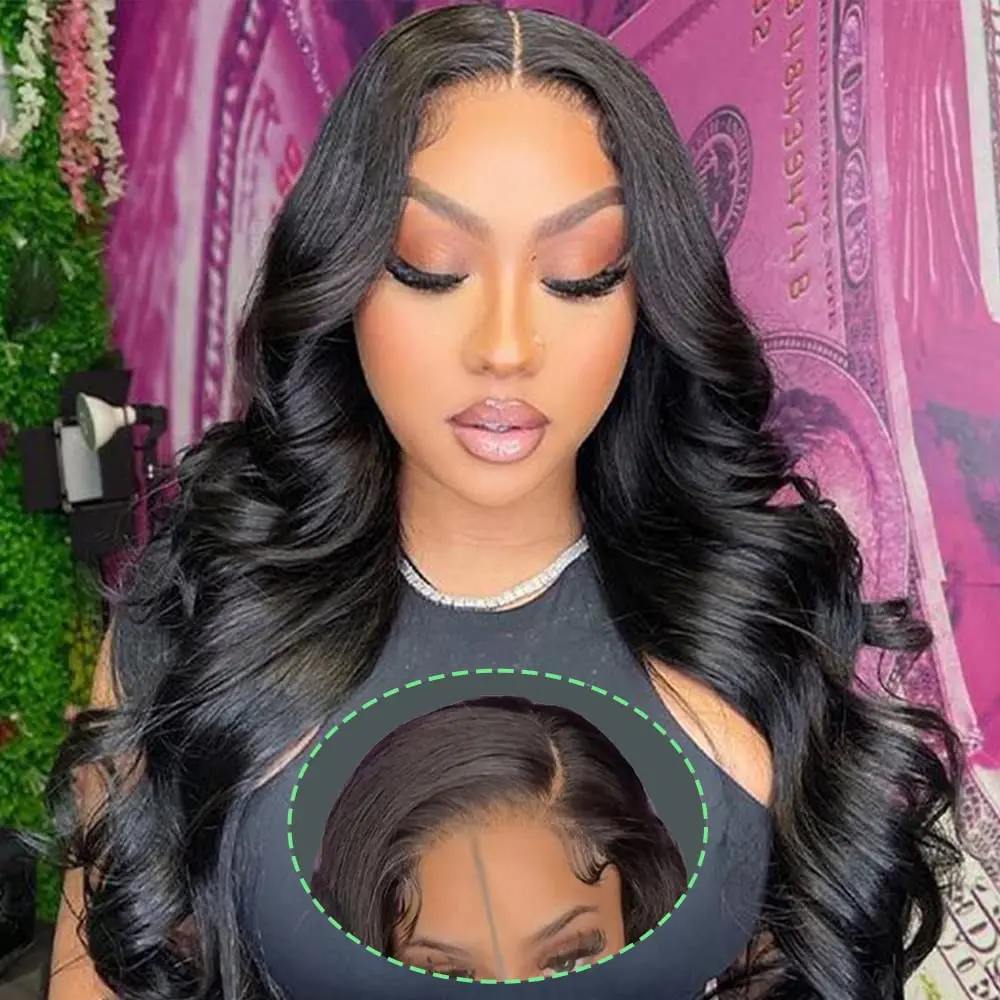 Virgin Human Hair Glueless HD Transparent Pre Cut Lace Frontal Wig Brazilian 4x6 5x5 Wear and Go Body Wave Lace Closure Wig Sale
Virgin Human Hair Glueless HD Transparent Pre Cut Lace Frontal Wig Brazilian 4x6 5x5 Wear and Go Body Wave Lace Closure Wig Sale