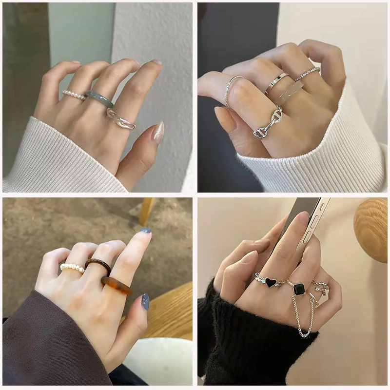 Acrylic Ring Set Light Color System Resin Beaded Elastic Rings Bridal Engagement Women Finger Jewelry 2022 Summer Drop Shipping
Acrylic Ring Set Light Color System Resin Beaded Elastic Rings Bridal Engagement Women Finger Jewelry 2022 Summer Drop Shipping