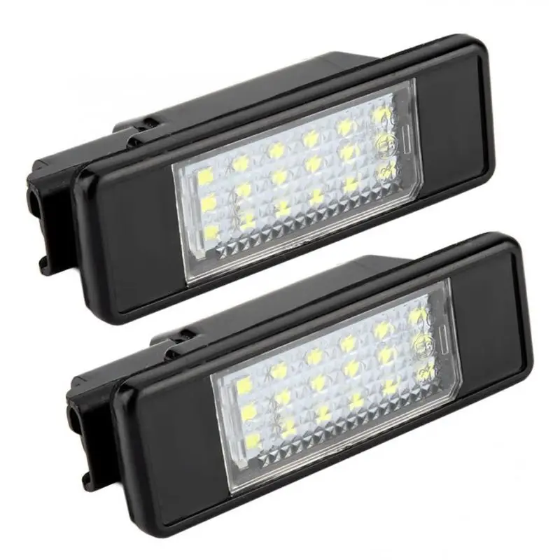 2Pcs 18 LED Beads License Plate LED Light Lamp for Citroen C2 C3 C4 C5 C6 DS3 for PEUGEOT 106 207 307 308 406 407 508 1007 3008
2Pcs 18 LED Beads License Plate LED Light Lamp for Citroen C2 C3 C4 C5 C6 DS3 for PEUGEOT 106 207 307 308 406 407 508 1007 3008