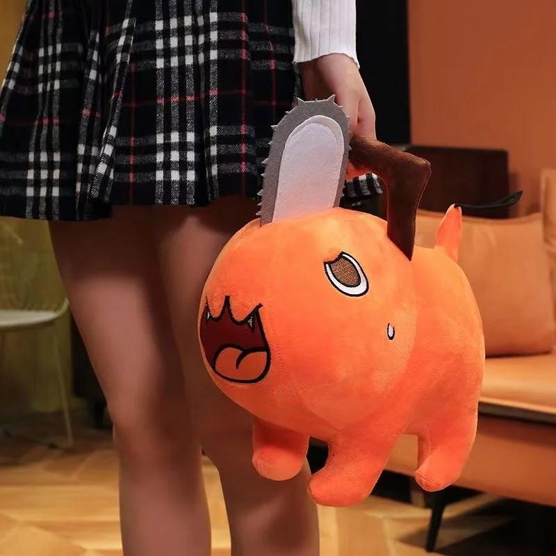 Аниме бензопила, Мужская плюшевая игрушка, рождественские олени, плюшевые куклы, мягкая подушка, коллекция, косплей, рождественский подарок для детей