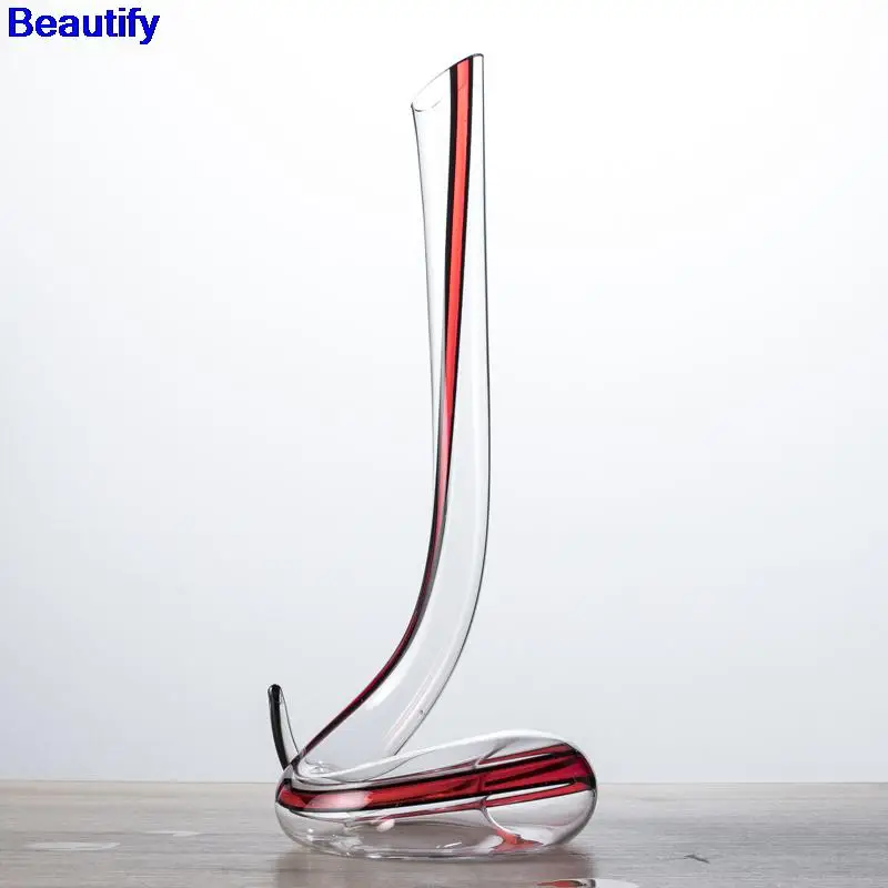Lead-free Crystal Glass Snake Shape Wine Decanter Black and Red Aerator Carafe Bar Drinkware Supplies Accessories Decorative
Lead-free Crystal Glass Snake Shape Wine Decanter Black and Red Aerator Carafe Bar Drinkware Supplies Accessories Decorative