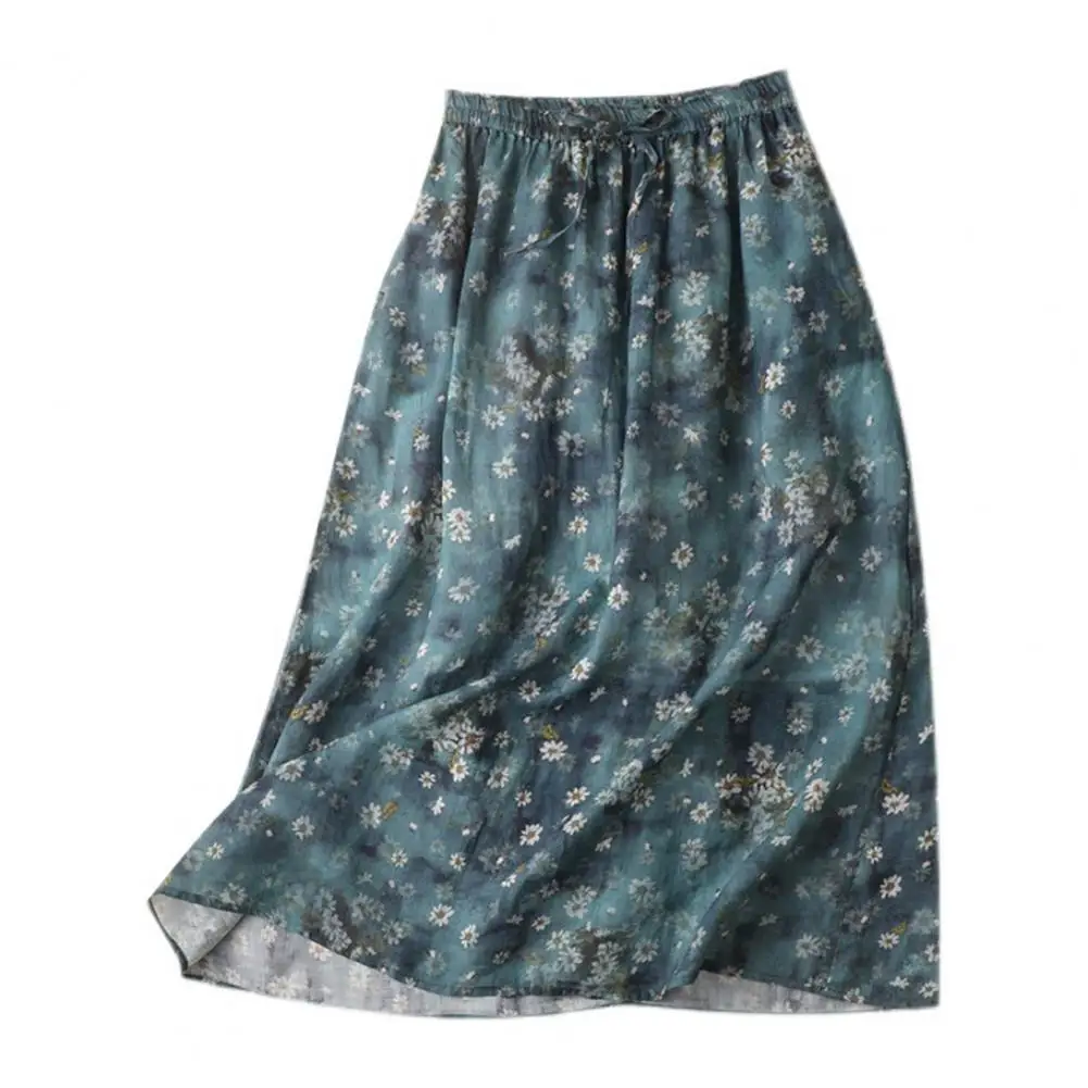 Юбка-миди женская с завышенной талией, элегантная винтажная мягкая трапециевидная юбка с цветочным подолом
Юбка-миди женская с завышенной талией, элегантная винтажная мягкая трапециевидная юбка с цветочным подолом