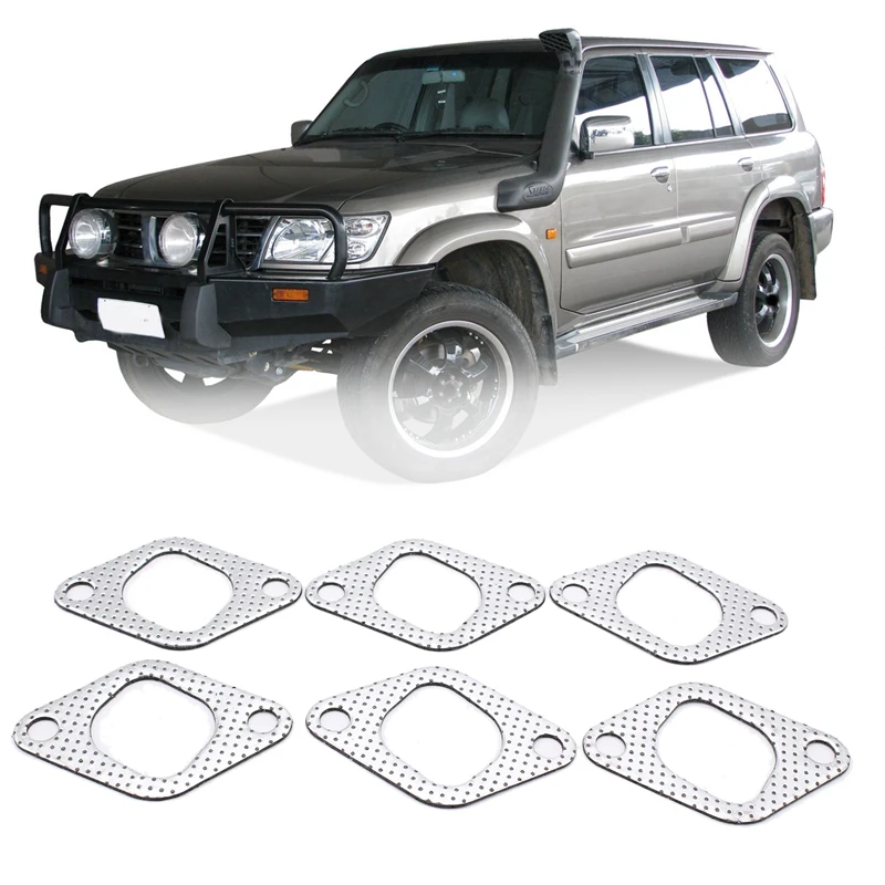 6Pcs Extractor / Exhaust Manifold Gasket Set for GQ GU Nissan Patrol 4.2LT TB42 TD42
6Pcs Extractor / Exhaust Manifold Gasket Set for GQ GU Nissan Patrol 4.2LT TB42 TD42