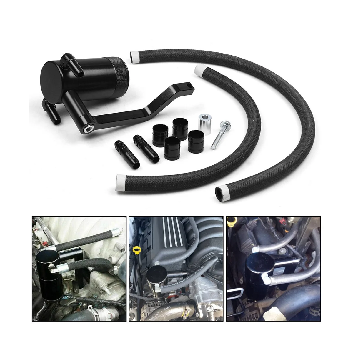 Aluminum Alloy Oil Pot Set with Z-Shaped Bracket with Radiator Hose for Dodge Ram Dodge Challenger Chrysler 300 Red
Aluminum Alloy Oil Pot Set with Z-Shaped Bracket with Radiator Hose for Dodge Ram Dodge Challenger Chrysler 300 Red