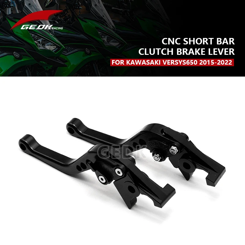 For Kawasaki Motorcycle VERSYS650 2015-2022 Clutch Brake CNC Aluminum 2 Finger Short Grip Modification Accessories
For Kawasaki Motorcycle VERSYS650 2015-2022 Clutch Brake CNC Aluminum 2 Finger Short Grip Modification Accessories