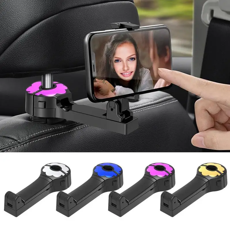 Car Headrest Hook With Phone Holder 360 Degree Rotation Seat Hanger Multifunctional Clip For Mobile Purse Grocery Car Accessory
Car Headrest Hook With Phone Holder 360 Degree Rotation Seat Hanger Multifunctional Clip For Mobile Purse Grocery Car Accessory