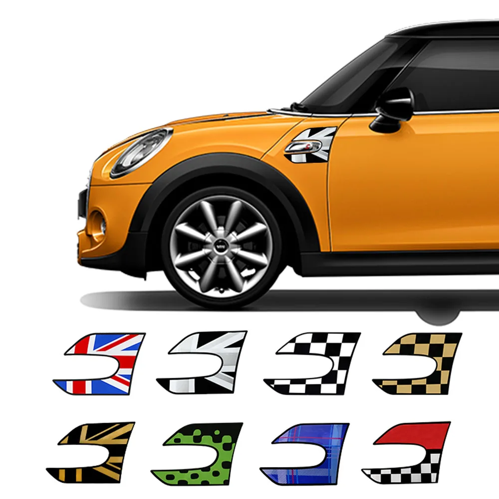 2pcs Car Wing Fender Stickers Section Side Scuttles Decals For M Coope r S One J C W F 55 F 56 Car Styling Auto Accessories
2pcs Car Wing Fender Stickers Section Side Scuttles Decals For M Coope r S One J C W F 55 F 56 Car Styling Auto Accessories