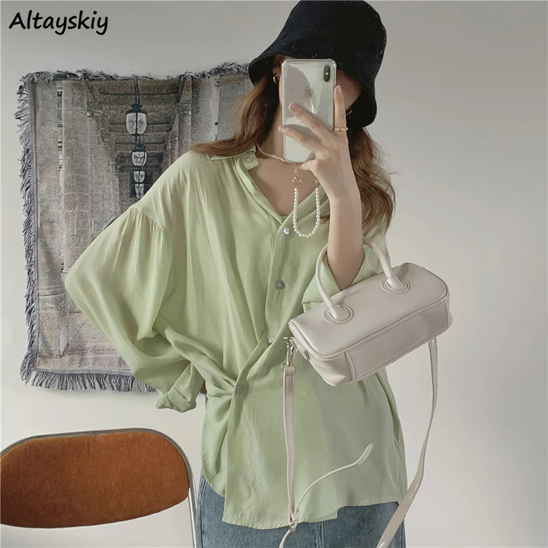 Shirt Women Sexy Elegant Casual Office Lady Korean Style Spring Ins Popular New Design Cozy Breathable All-match College Trendy
Shirt Women Sexy Elegant Casual Office Lady Korean Style Spring Ins Popular New Design Cozy Breathable All-match College Trendy