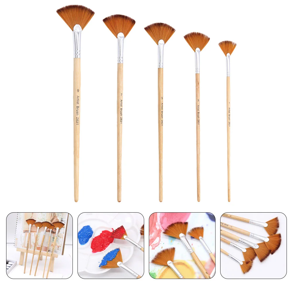 5 Pcs Painting Set Suits Kids Ergonomic Brush Anti-shedding Daily Fan Practicing Wood Watercolor Child
5 Pcs Painting Set Suits Kids Ergonomic Brush Anti-shedding Daily Fan Practicing Wood Watercolor Child