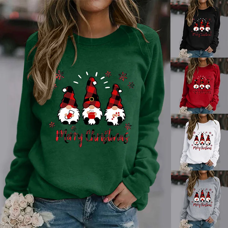Colorful Christmas Festival Hoodie Snowman Long Sleeve Printed Sweatshirt Crew Neck Pullover Autumn Loose Tees for Women Ladies
Colorful Christmas Festival Hoodie Snowman Long Sleeve Printed Sweatshirt Crew Neck Pullover Autumn Loose Tees for Women Ladies