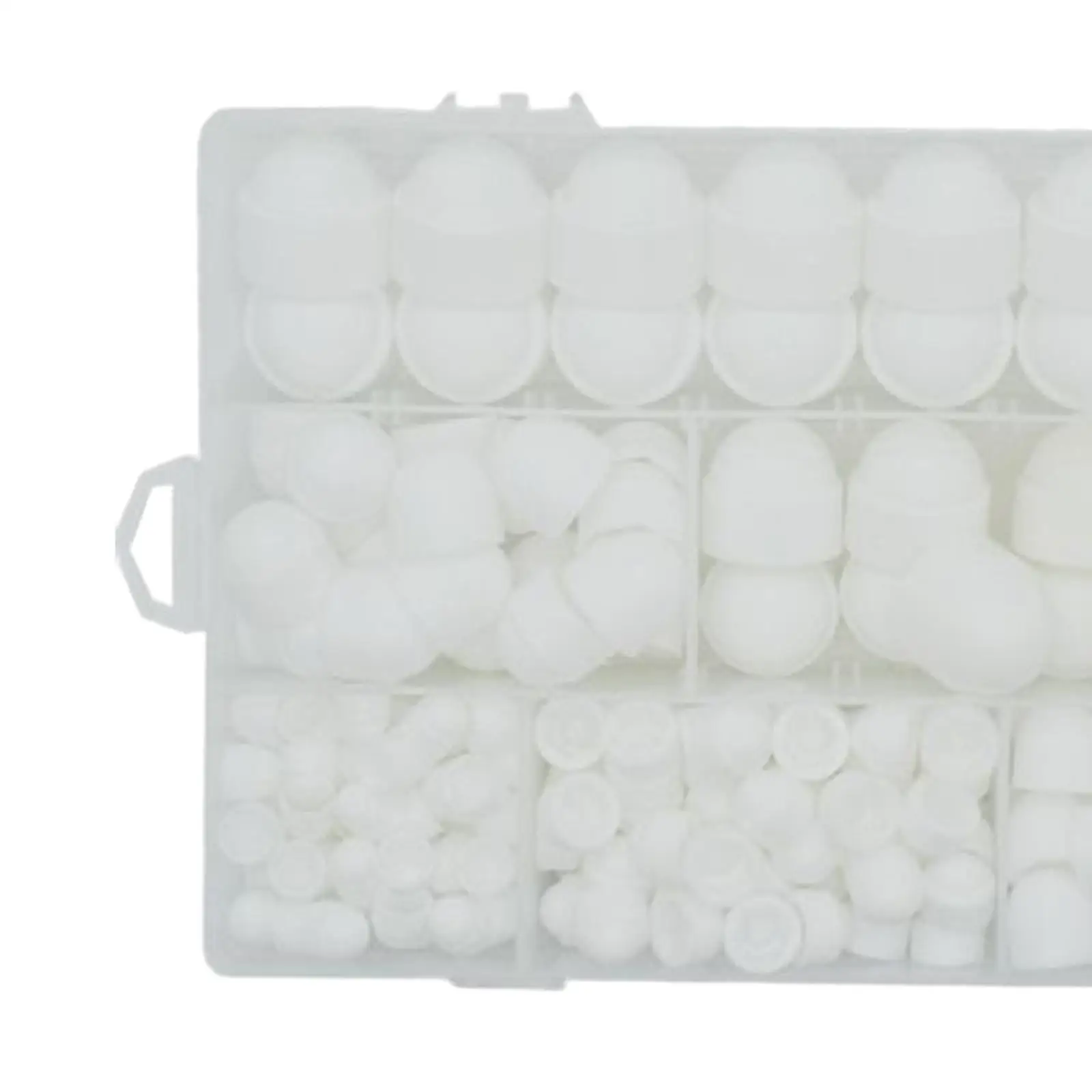 145Pcs M4-M12 Hexagon Nut Protection Cap Cover Screw Cover Caps Assortment Kits Easily to Install High performance White
145Pcs M4-M12 Hexagon Nut Protection Cap Cover Screw Cover Caps Assortment Kits Easily to Install High performance White