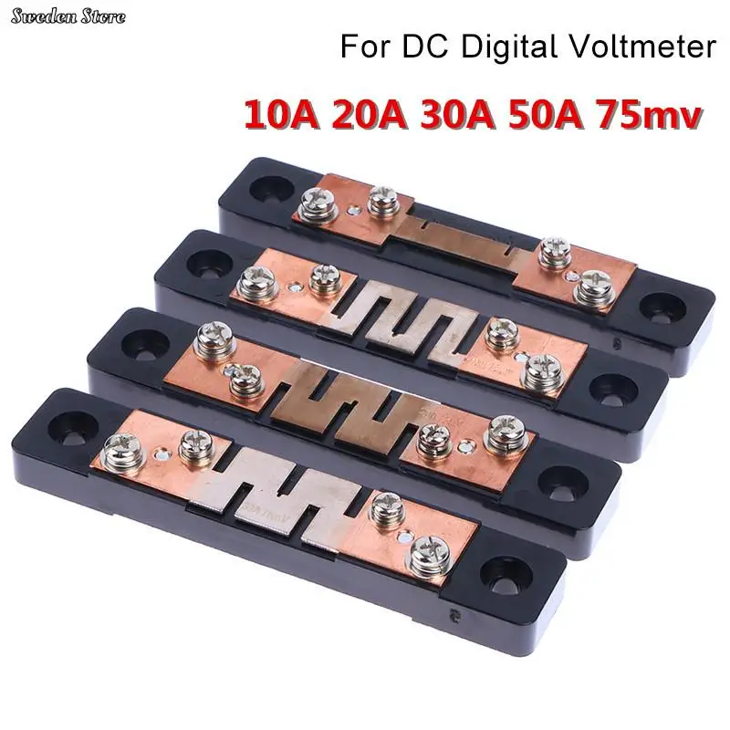 External Shunt JF-1 10A 20A 30A 50A 75mV Ammeter Shunt Resistor Shunt for DC Digital Voltmeter Ammeter Wattmeter Voltage Shunt
External Shunt JF-1 10A 20A 30A 50A 75mV Ammeter Shunt Resistor Shunt for DC Digital Voltmeter Ammeter Wattmeter Voltage Shunt