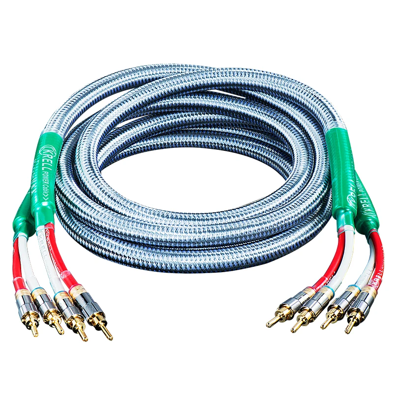 HiFi Speaker Audio Cable Golden Plated Banana Plug Cable Audiophile OFC &silver Krell Amplifier Speakon Wire Cables
HiFi Speaker Audio Cable Golden Plated Banana Plug Cable Audiophile OFC &silver Krell Amplifier Speakon Wire Cables